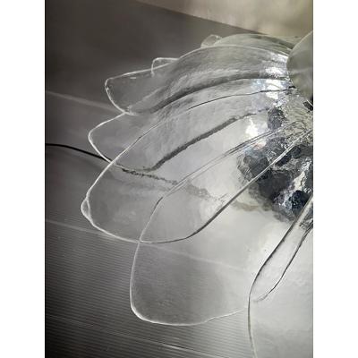  SimoEng Lot of 2 Murano Style Glass Sputnik Chandelier Flush Mount