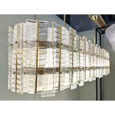  SimoEng Luxury Modern Italian Tropical Gold Murano Glass Chandelier by Simoeng