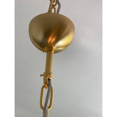  SimoEng Luxury Vanished Clear Amber Tronchi Murano Glass Chandelier in Venini Style