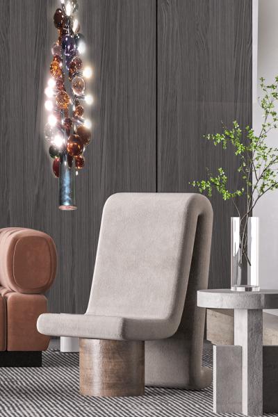 SimoEng MULTICOLOUR CACTUS MURANO GLASS SPUTNIK ITALIAN CHANDELIER