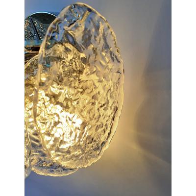  SimoEng Mid Century Modern Style Nuvoletta Murano Style Glass Disc Wall Sconce
