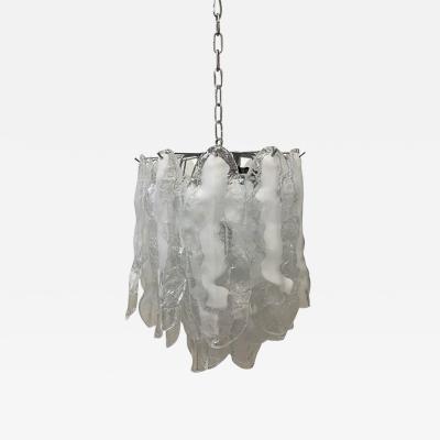  SimoEng Modern Murano Glass Fiamma Italian Chandelier in Venini Style
