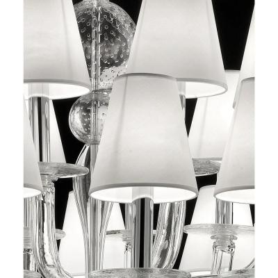  SimoEng Monumental Modern Transparent Murano Glass Chandelier by Simoeng for Simoeng