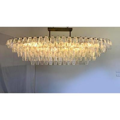  SimoEng Murano Glass Chandelier Poliedro