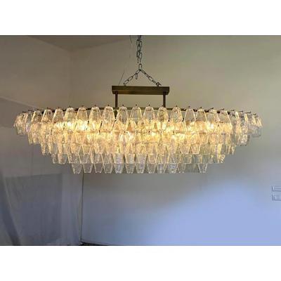  SimoEng Murano Glass Chandelier Poliedro