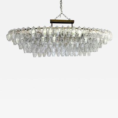 SimoEng Murano Glass Chandelier Poliedro