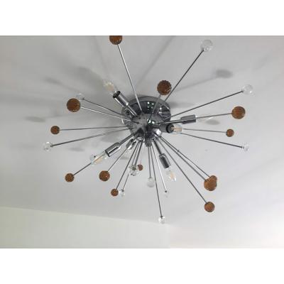  SimoEng Murano Glass Flush Mount Sputnik