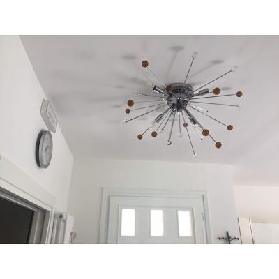  SimoEng Murano Glass Flush Mount Sputnik