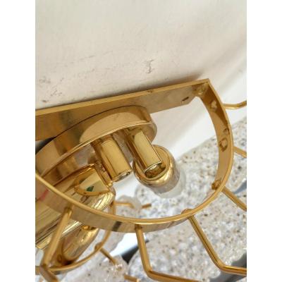  SimoEng Murano Glass Gold Wall Sconces by Simoeng Set of 2