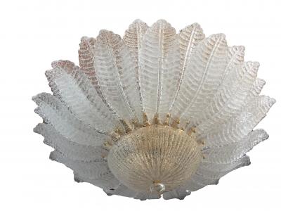  SimoEng Murano Glass Sputnik Chandelier Flush Mount Mazzega Style