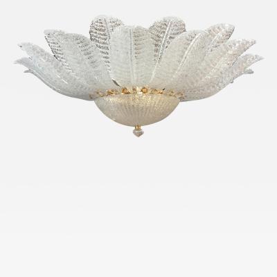  SimoEng Murano Glass Sputnik Chandelier Flush Mount Mazzega Style