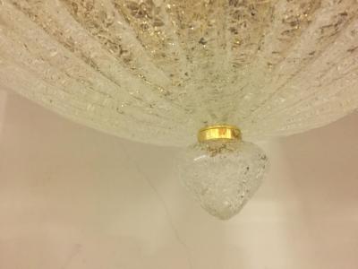  SimoEng Murano Glass Sputnik Chandelier Flush Mount Mazzega Style