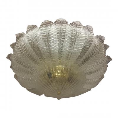  SimoEng Murano Glass Sputnik Chandelier Flush Mount Mazzega Style