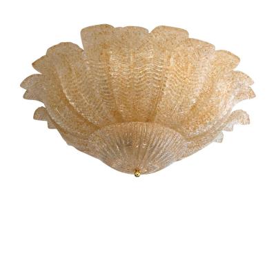  SimoEng Murano Glass Sputnik Chandelier Flush Mount Mazzega Style