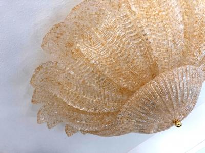  SimoEng Murano Glass Sputnik Chandelier Flush Mount Mazzega Style