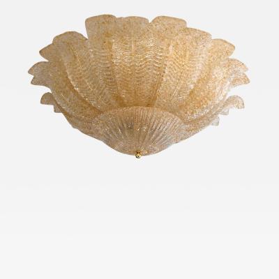  SimoEng Murano Glass Sputnik Chandelier Flush Mount Mazzega Style