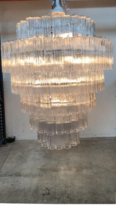  SimoEng Murano Glass Sputnik Chandelier Like Mazzega Zuccheri Venini Barovier Style