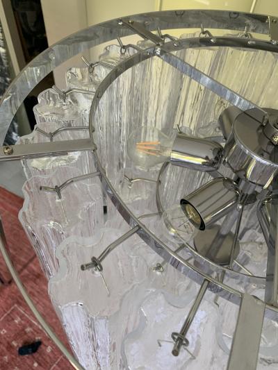  SimoEng Murano Glass Sputnik Chandelier Mazzega Style