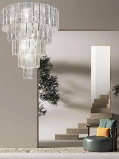  SimoEng Murano Glass Sputnik Chandelier Mazzega Venini Barovier Style