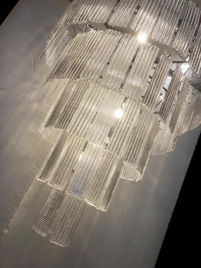  SimoEng Murano Glass Sputnik Chandelier Mazzega Venini Barovier Style