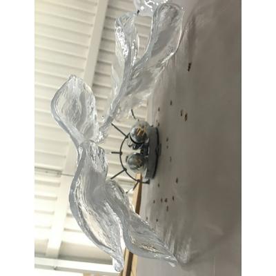  SimoEng Murano Glass Sputnik Chandelier With Alabaster Italian Glass