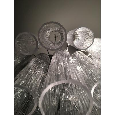  SimoEng Murano Glass Sputnik Chandelier With Corteccia Tubes Italian Glass