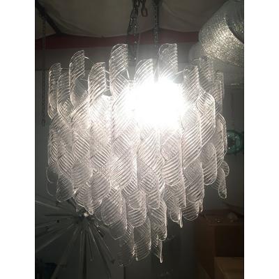  SimoEng Murano Glass Sputnik Chandelier With Swirling Italian Glass