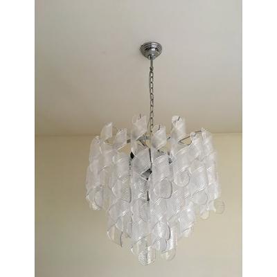  SimoEng Murano Glass Sputnik Chandelier With Swirling Italian Glass