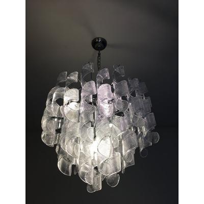  SimoEng Murano Glass Sputnik Chandelier With Swirling Italian Glass