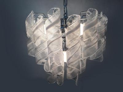  SimoEng Murano Glass Sputnik Mazzega Style Chandelier