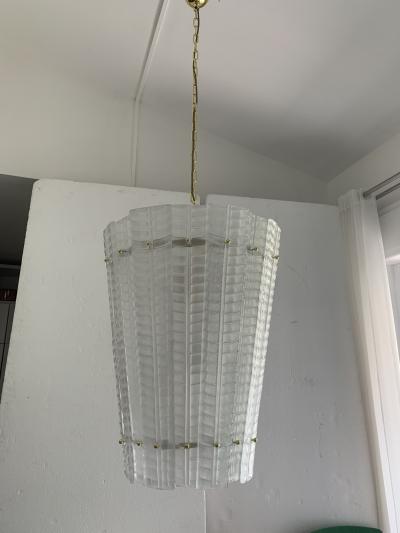  SimoEng Murano Glass Sputnik Pendant Lanterns Mazzega Style a Pair