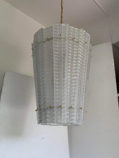  SimoEng Murano Glass Sputnik Pendant Lanterns Mazzega Style a Pair