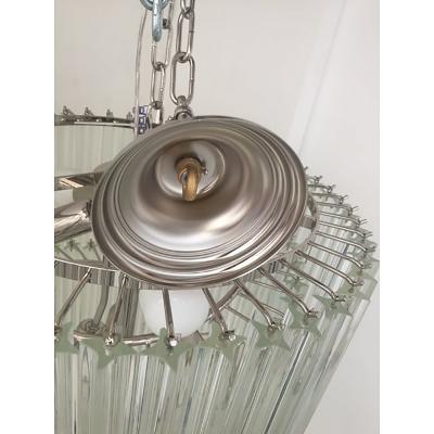  SimoEng Murano Glass Sputnik Quadriedro Spyral Italian Chandelier