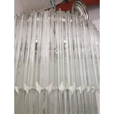  SimoEng Murano Glass Sputnik Quadriedro Spyral Italian Chandelier