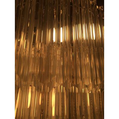  SimoEng Murano Glass Sputnik Quadriedro Spyral Italian Chandelier