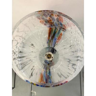  SimoEng Murano Glass Style Venetian Multicolored Millefiori Murrine Table Lamp