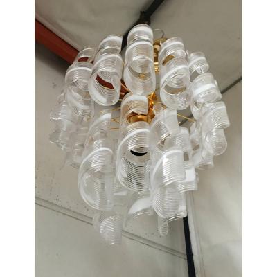  SimoEng Murano Glass Virgola Chandelier by Simoeng