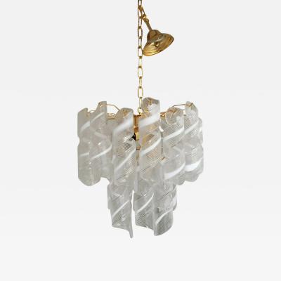  SimoEng Murano Glass Virgola Chandelier by Simoeng