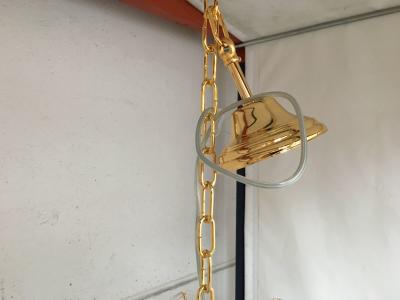  SimoEng Murano Glass Virgola Venini Style Multicolor Chandelier