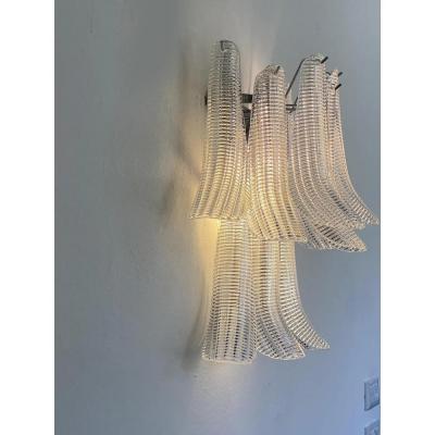  SimoEng Murano Glass Wall Sconces by Simoeng Set of 2