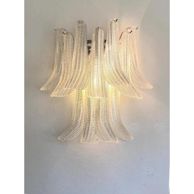  SimoEng Murano Glass Wall Sconces by Simoeng Set of 2