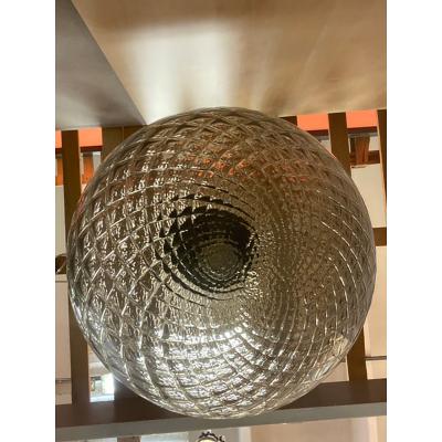  SimoEng Murano Style Glass Balloton Fume Pendant Sphere