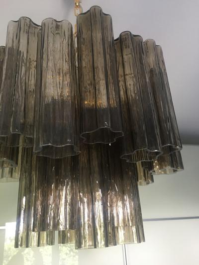  SimoEng Murano Style Glass Chandelier in Pink Color