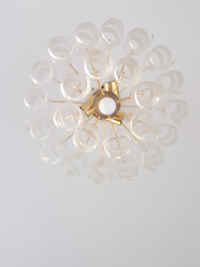  SimoEng Murano Style Glass Sputnik Chandelier