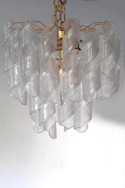  SimoEng Murano Style Glass Sputnik Chandelier