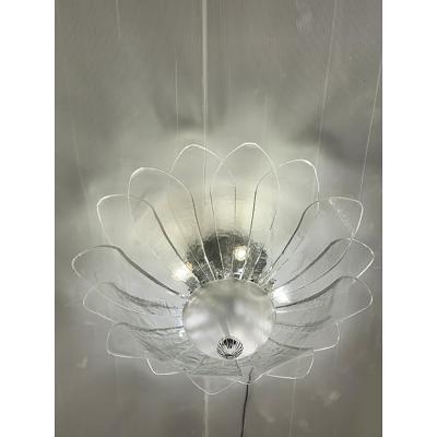  SimoEng Murano Style Glass Sputnik Chandelier Flush Mount