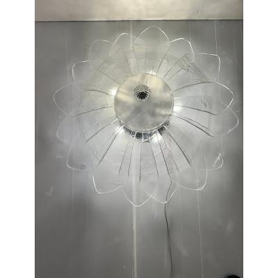  SimoEng Murano Style Glass Sputnik Chandelier Flush Mount