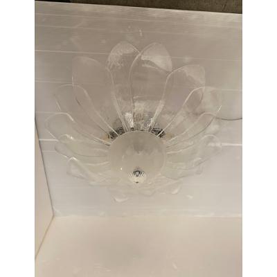  SimoEng Murano Style Glass Sputnik Chandelier Flush Mount