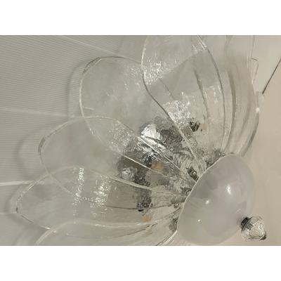  SimoEng Murano Style Glass Sputnik Chandelier Flush Mount