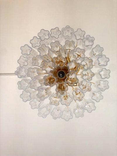  SimoEng Murano Style Glass Sputnik Chandelier Italian in Gold